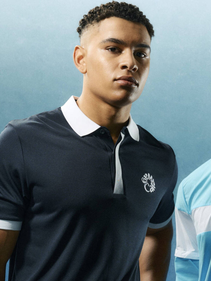 Callaway Legacy Collection™ Mens Blocked Logo Collar Golf Polo-Polos-Callaway