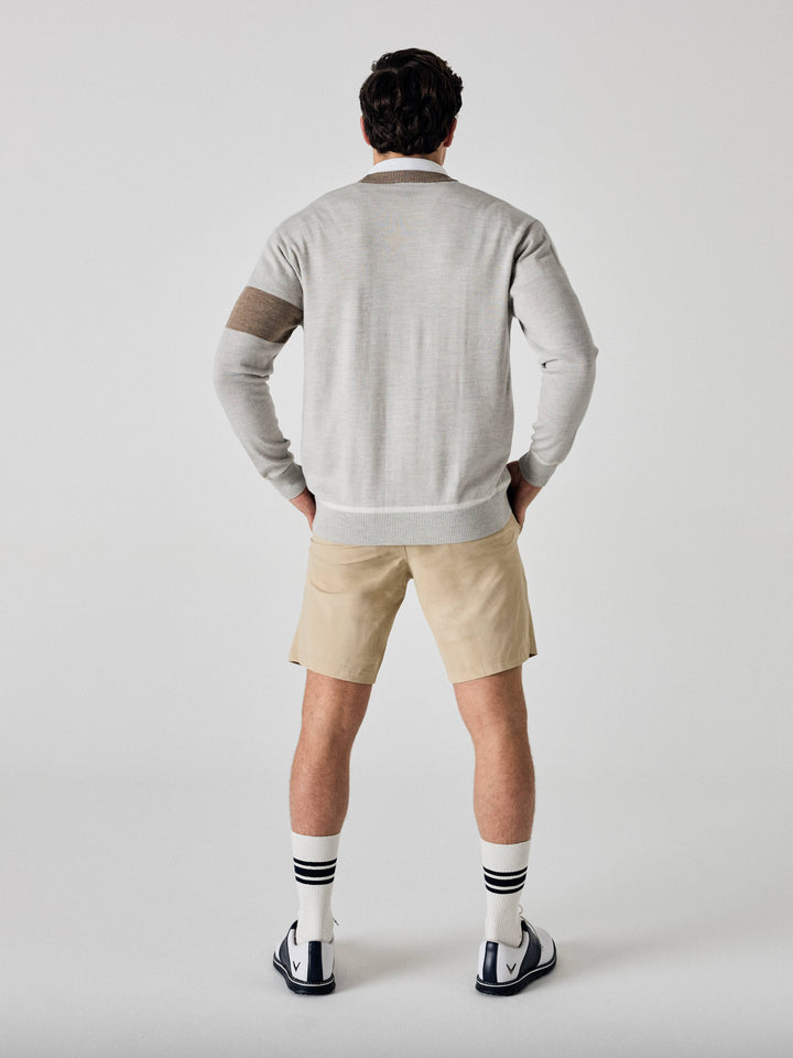 Callaway Legacy Collection™ Mens Color Block Golf Cardigan Sweater-Sweaters-Callaway