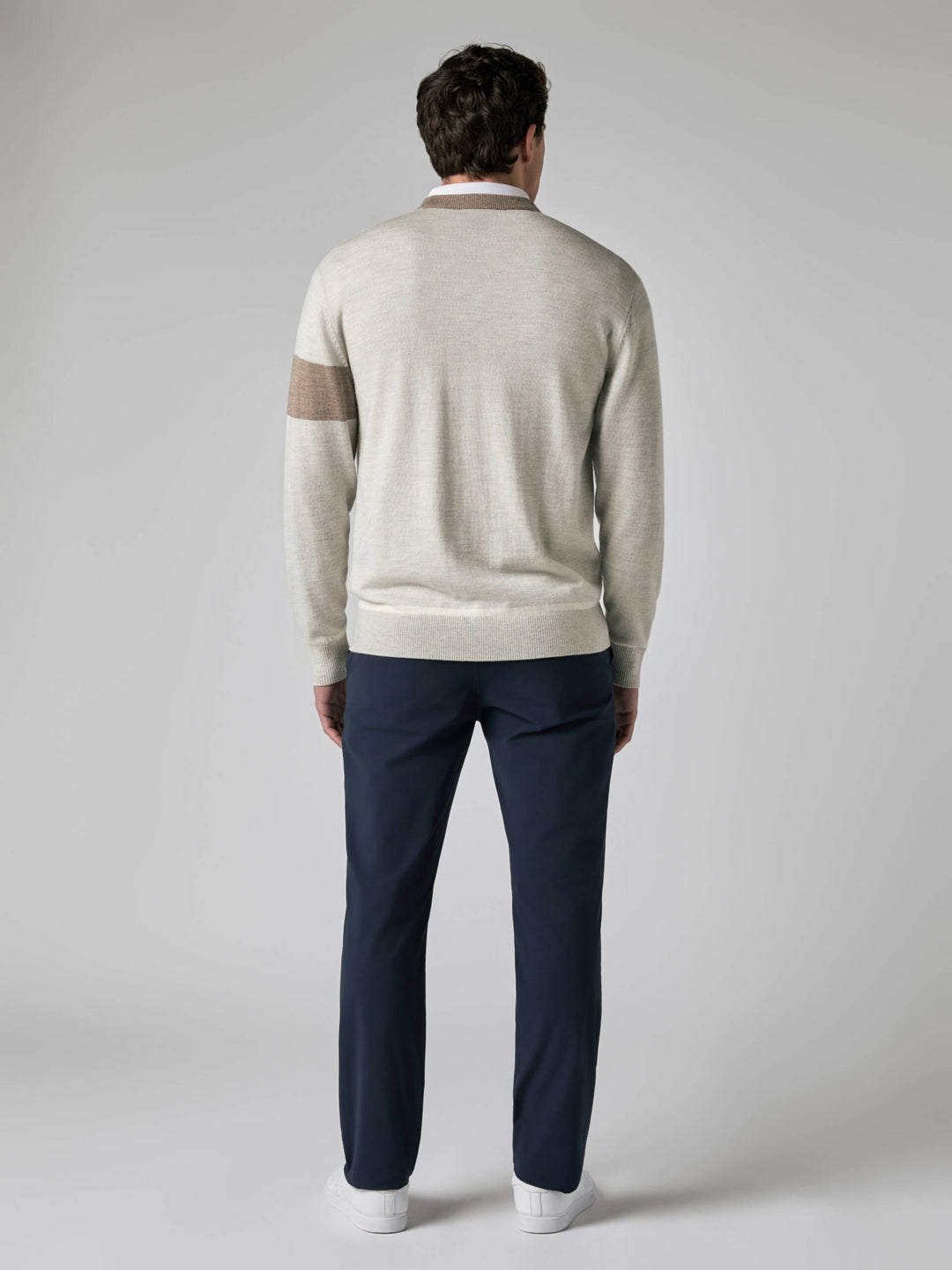 Callaway Legacy Collection™ Mens Color Block Golf Cardigan Sweater-Sweaters-Callaway