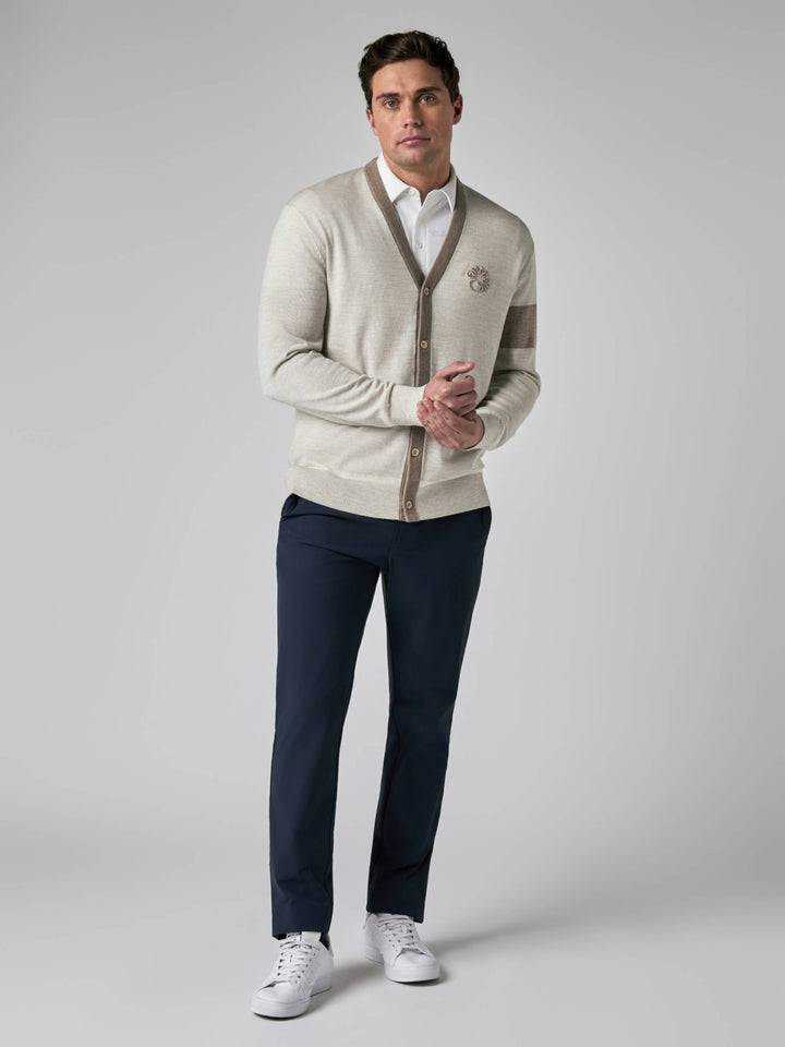 Callaway Legacy Collection™ Mens Color Block Golf Cardigan Sweater-Sweaters-Callaway