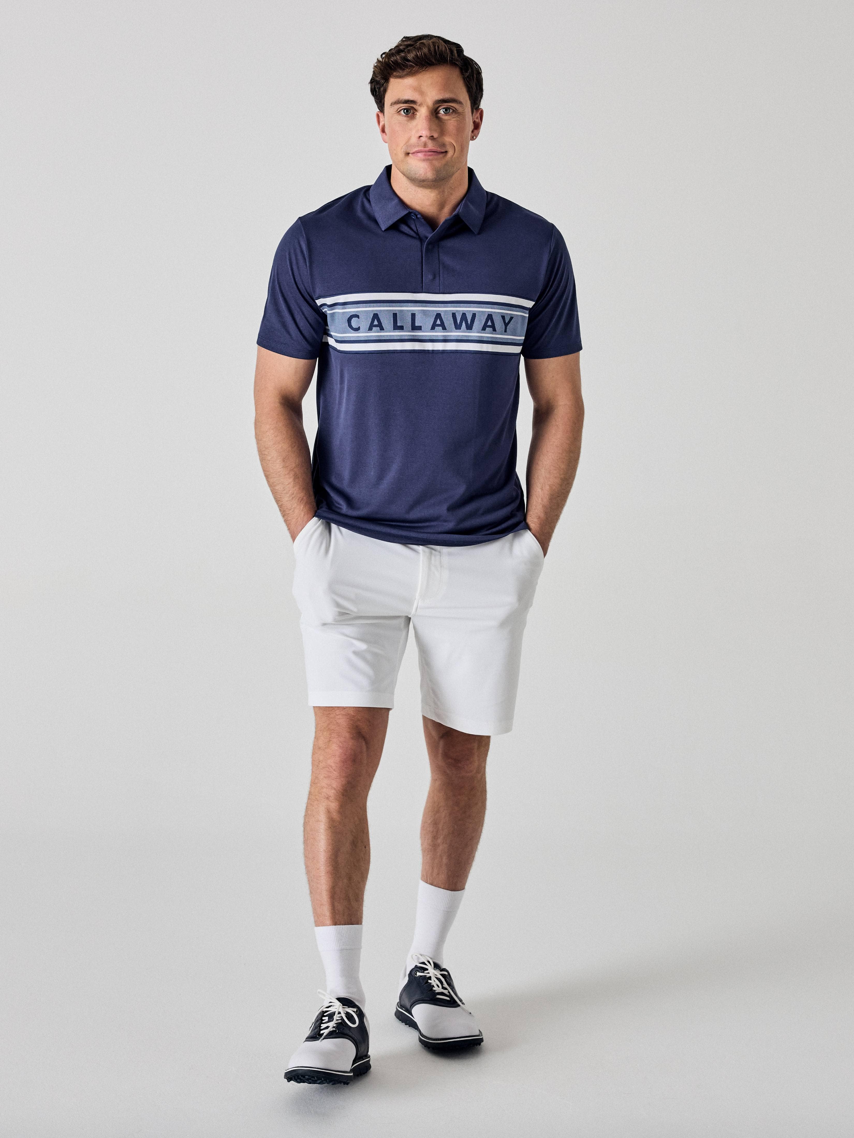 Callaway Legacy Collection™ Mens Logo Block Golf Polo – Callaway