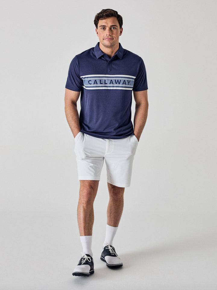 Callaway Legacy Collection™ Mens Logo Block Golf Polo-Polos-Callaway
