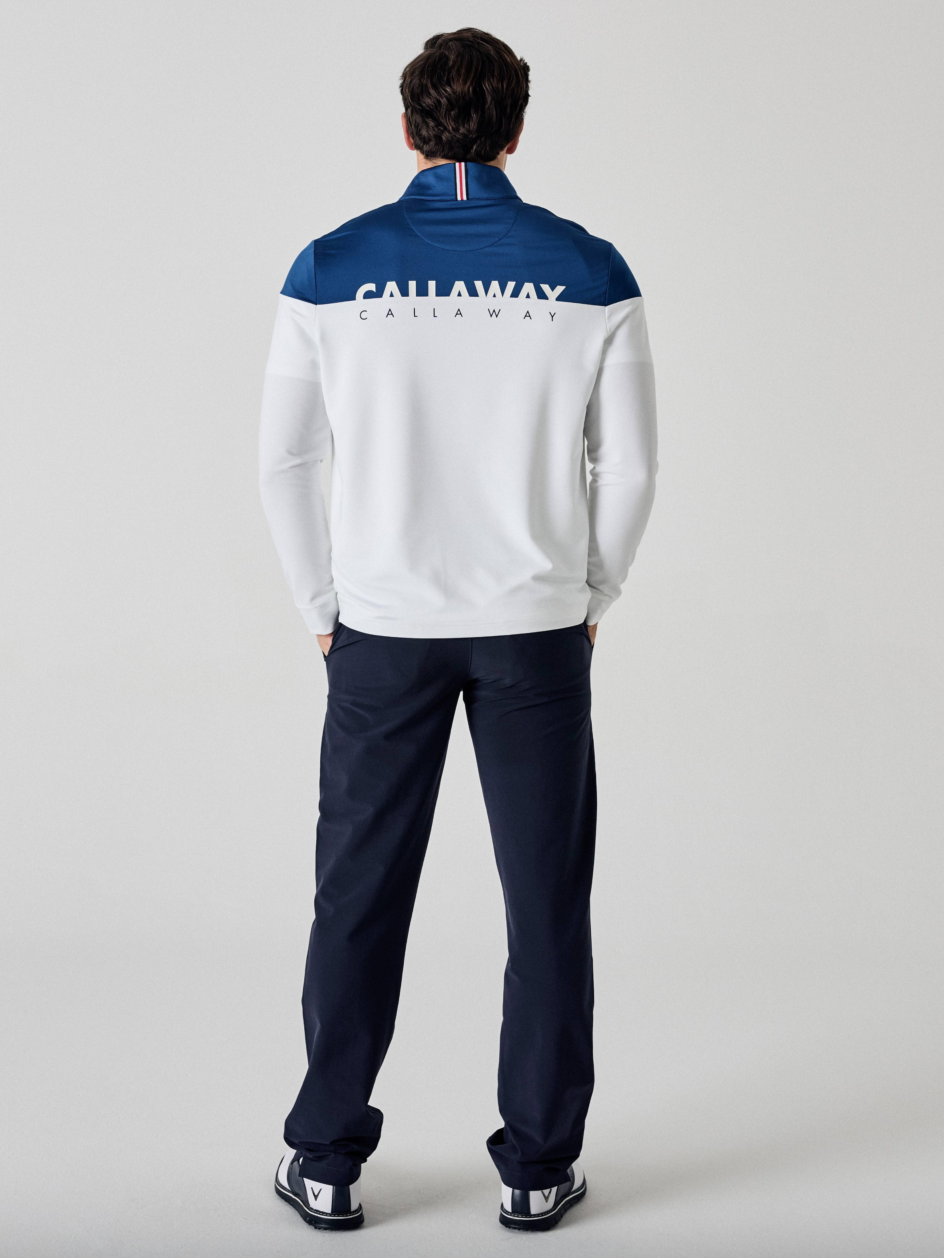Callaway Legacy Collection™ Mens Logo Block Quarter Zip Golf