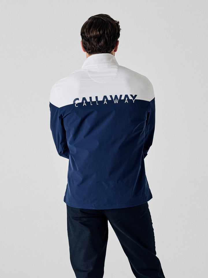 Callaway Legacy Collection™ Mens Logo Color Block Golf Jacket-Jackets-Callaway