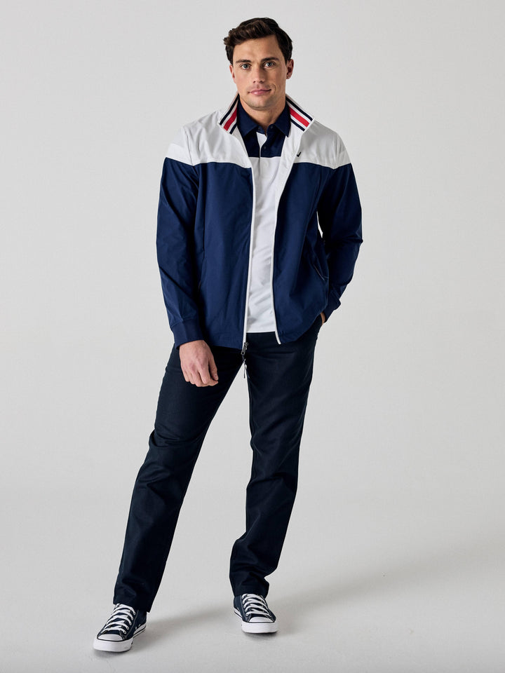 Callaway Legacy Collection™ Mens Logo Color Block Golf Jacket-Jackets-Callaway