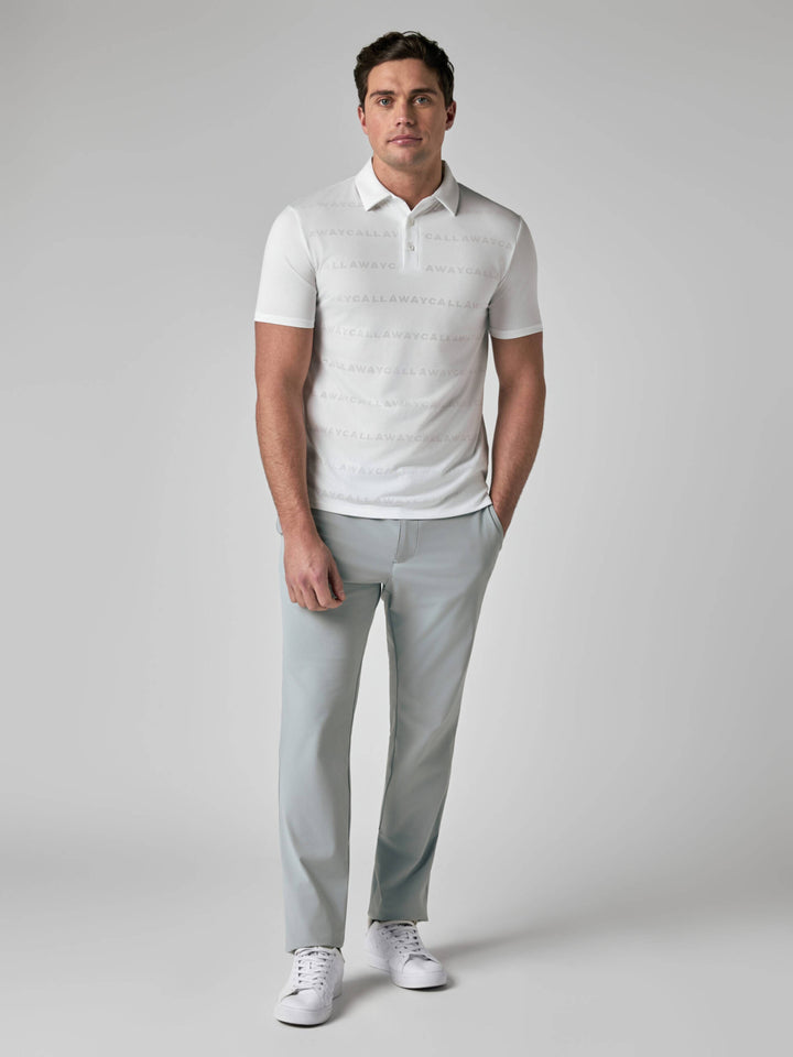 Callaway Legacy Collection™ Mens Logo Golf Polo-Polos-Bright White-S-Callaway