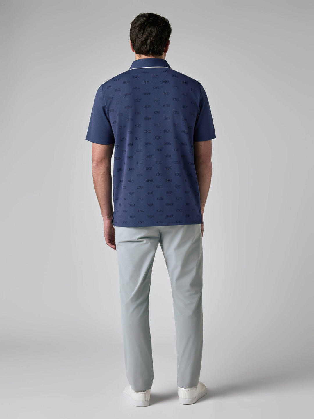 Callaway Legacy Collection™ Mens Logo Jacquard Golf Polo-Polos-Callaway