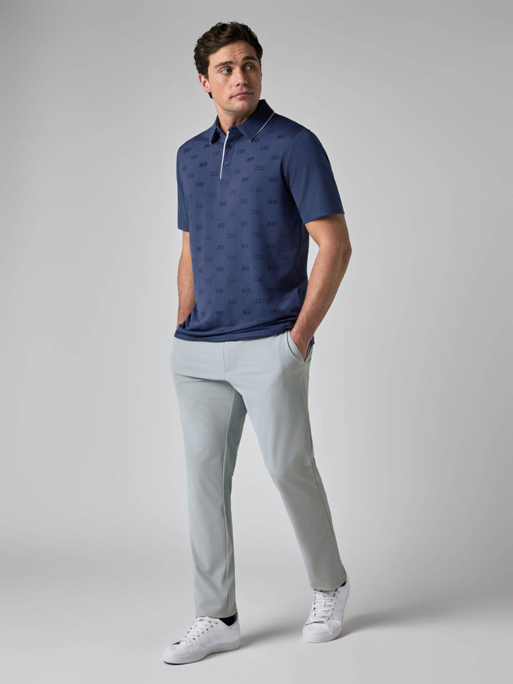 Callaway Legacy Collection™ Mens Logo Jacquard Golf Polo-Polos-Callaway