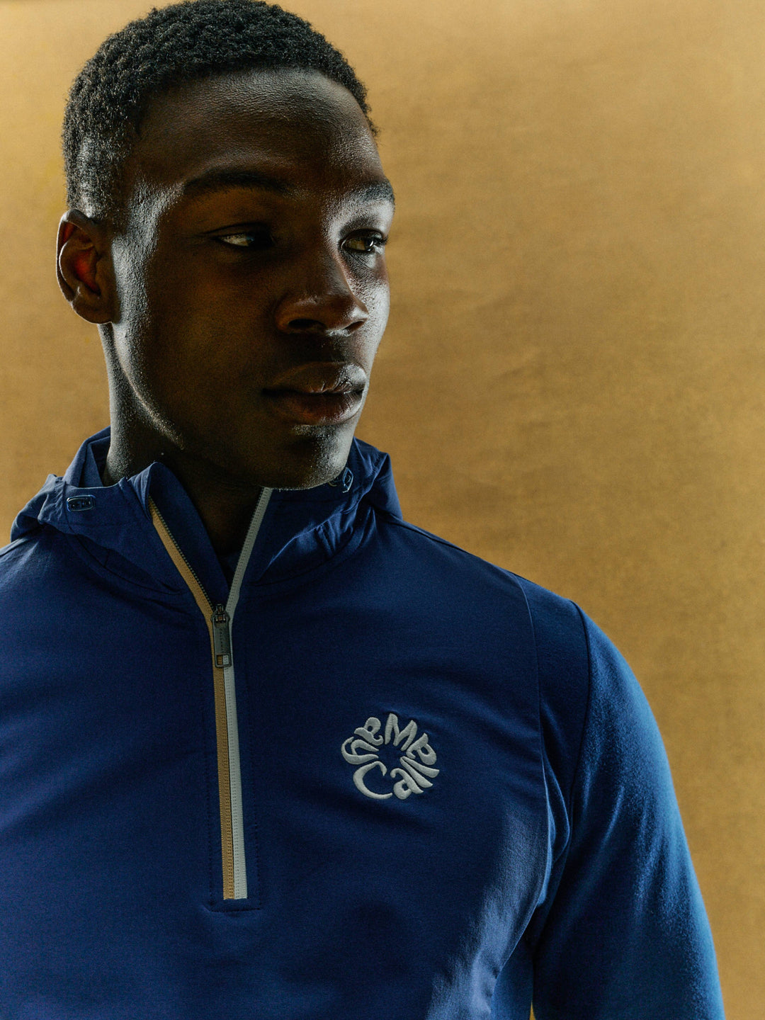 Callaway Legacy Collection™ Mens Mixed Media Hooded Quarter-Zip Golf Base Layer-Jackets-Callaway