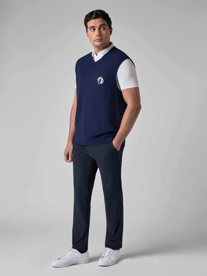 Callaway Legacy Collection™ Mens Mixed Texture Golf Vest-Vests-Callaway