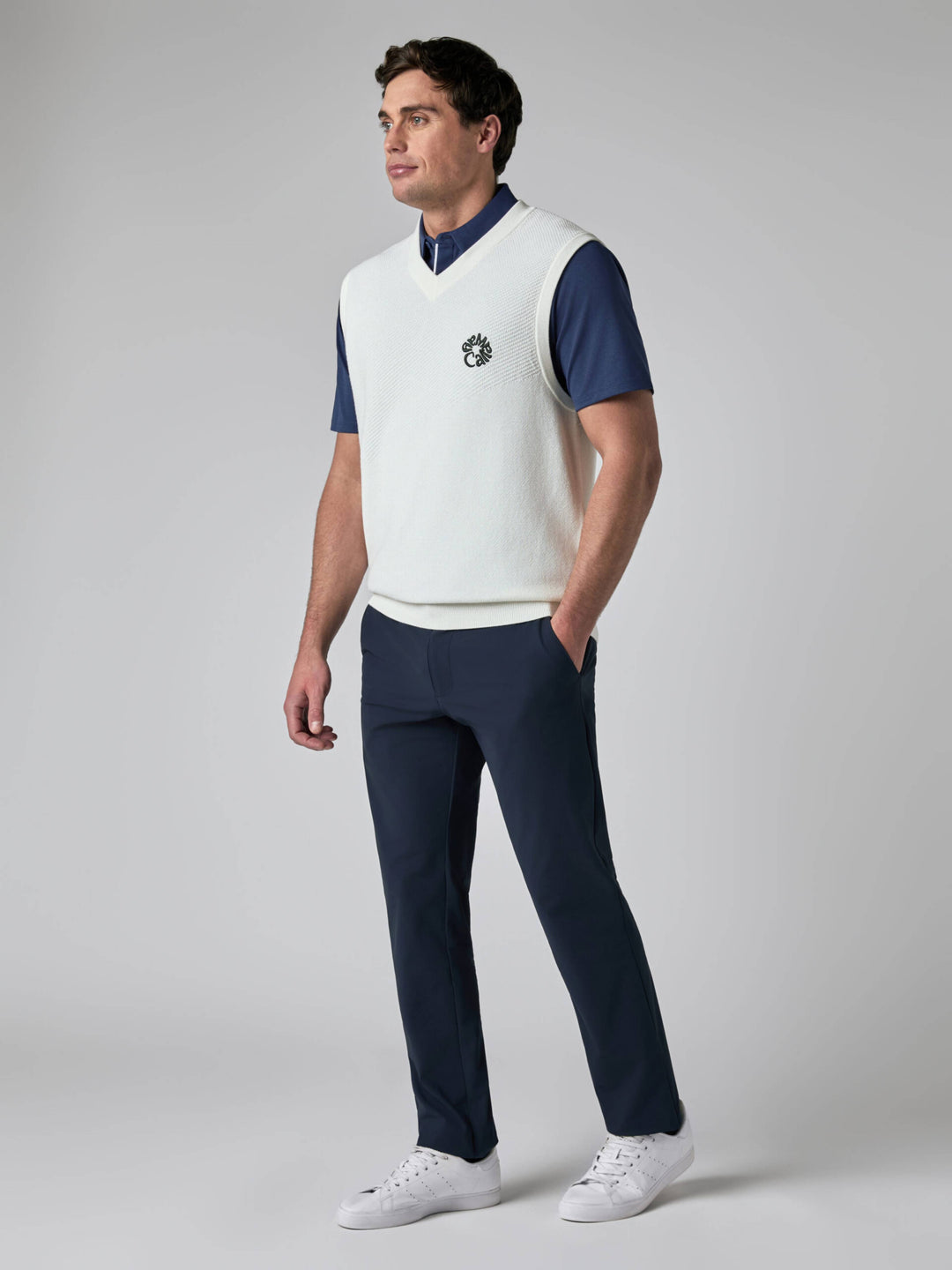 Callaway Legacy Collection™ Mens Mixed Texture Golf Vest-Vests-Callaway