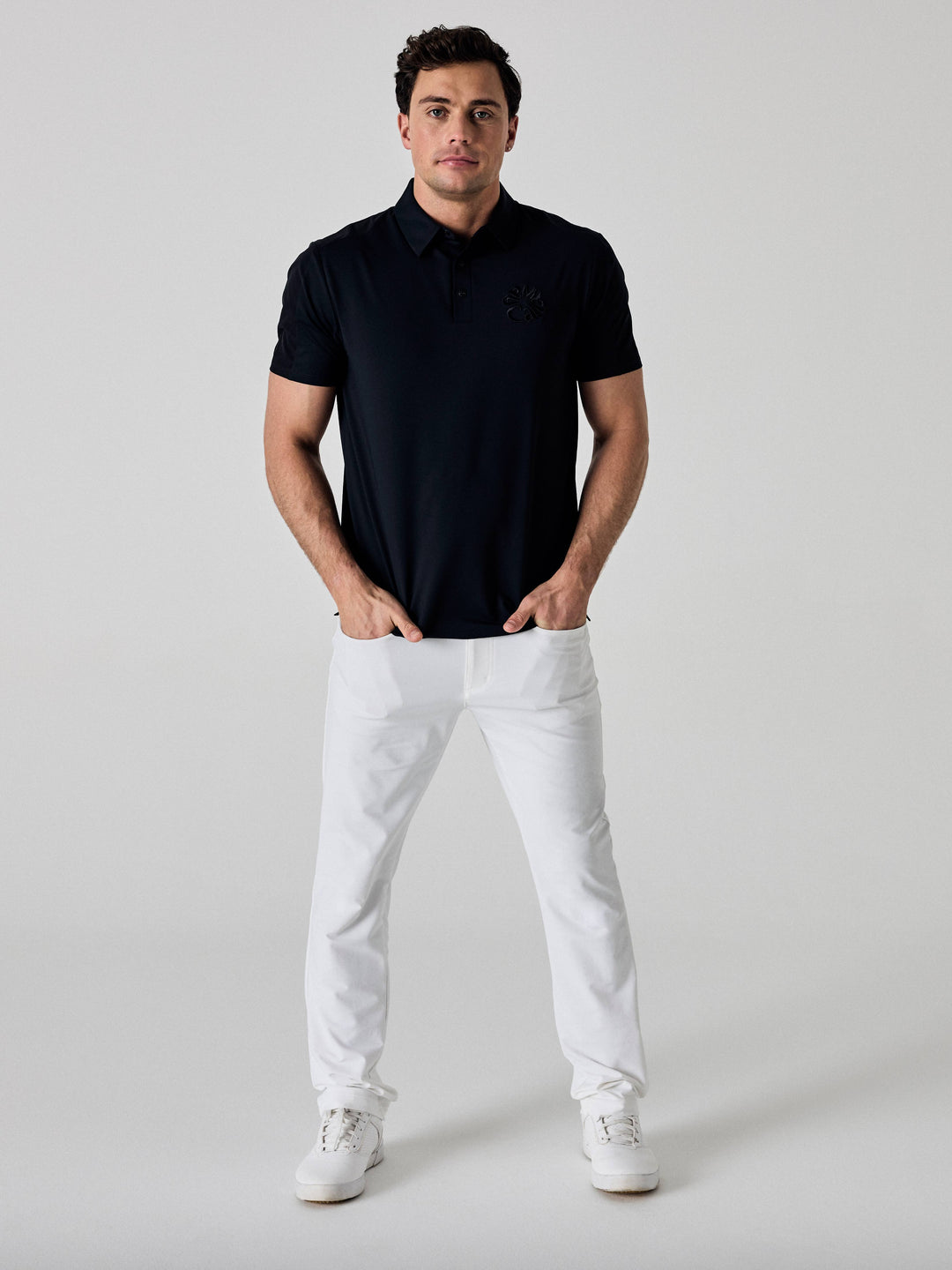 Callaway Legacy Collection™ Mens Premium Mixed Media Golf Polo-Polos-Anthracite-S-Callaway