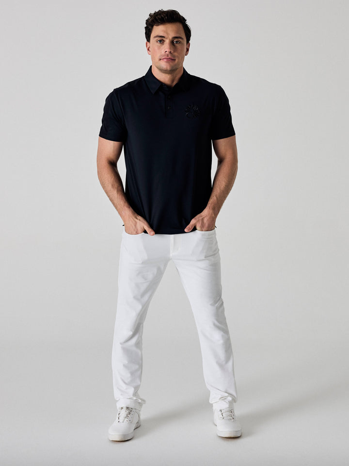 Callaway Legacy Collection™ Mens Premium Mixed Media Golf Polo-Polos-Anthracite-S-Callaway