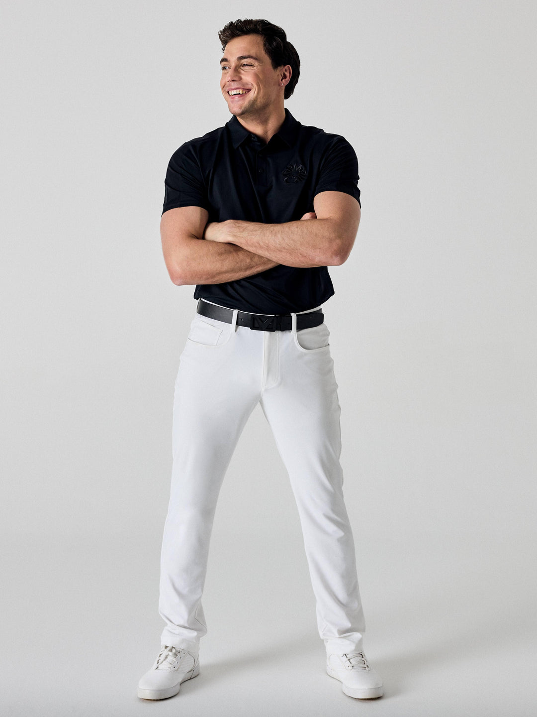 Callaway Legacy Collection™ Mens Pull-On Flat Front Golf Pant-Pants-Bright White-S-32-Callaway