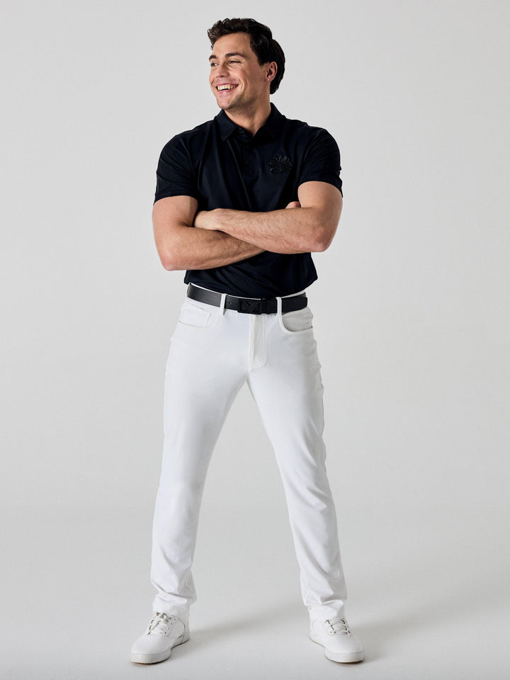 Callaway Legacy Collection™ Mens Pull-On Flat Front Golf Pant-Pants-Bright White-S-32-Callaway