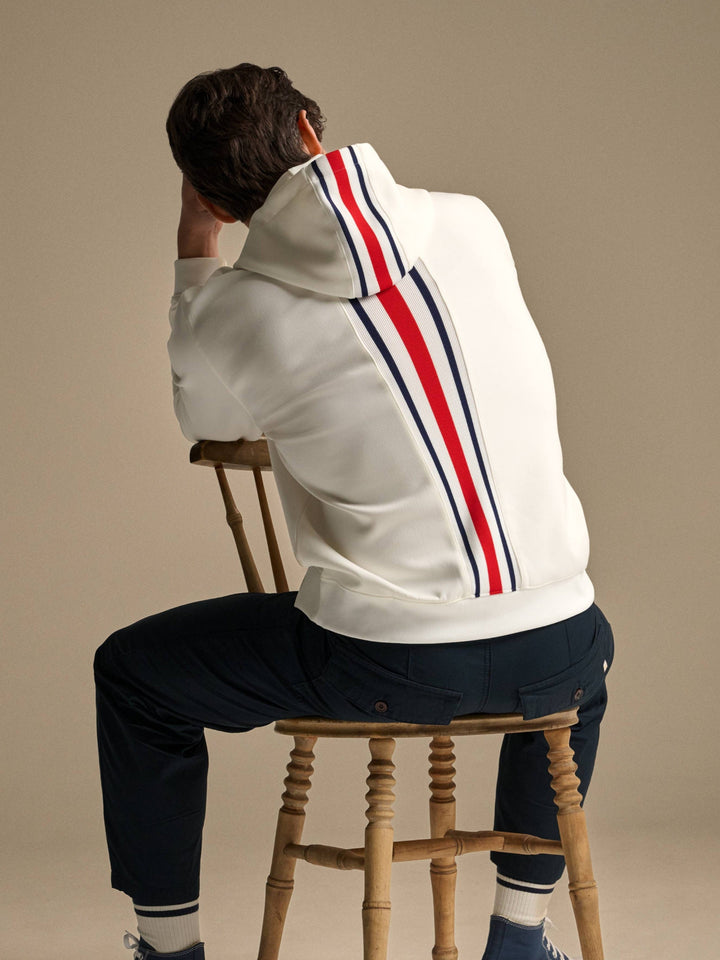 Callaway Legacy Collection™ Mens Triple Track Block Golf Hoodie-Jackets-Bright White-S-Callaway