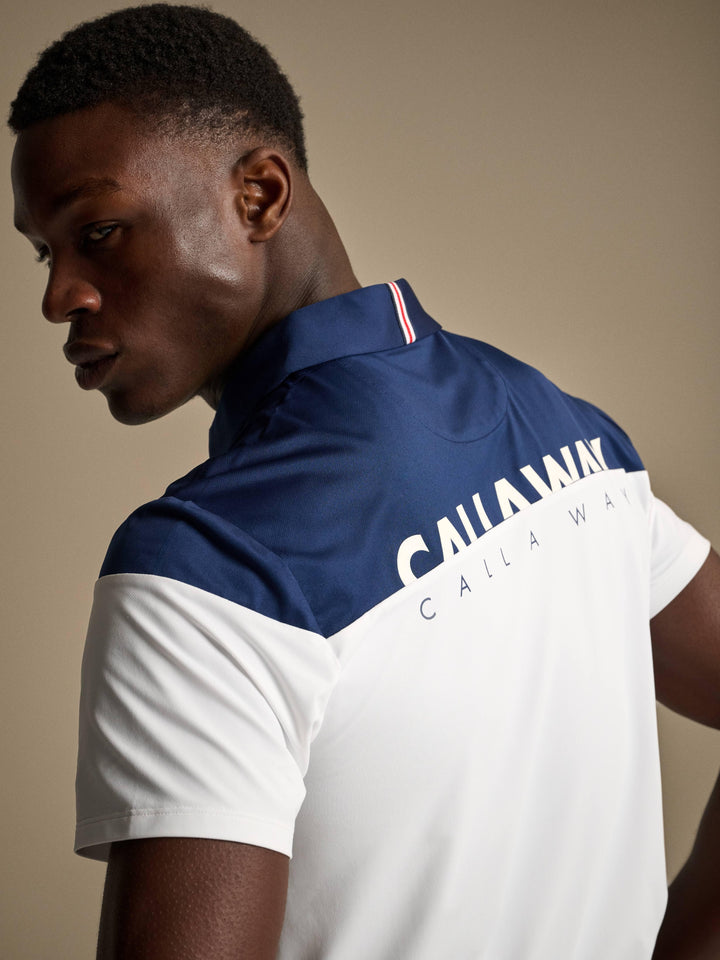 Callaway Legacy Collection™ Mens Triple Track Block Golf Polo-Polos-Callaway