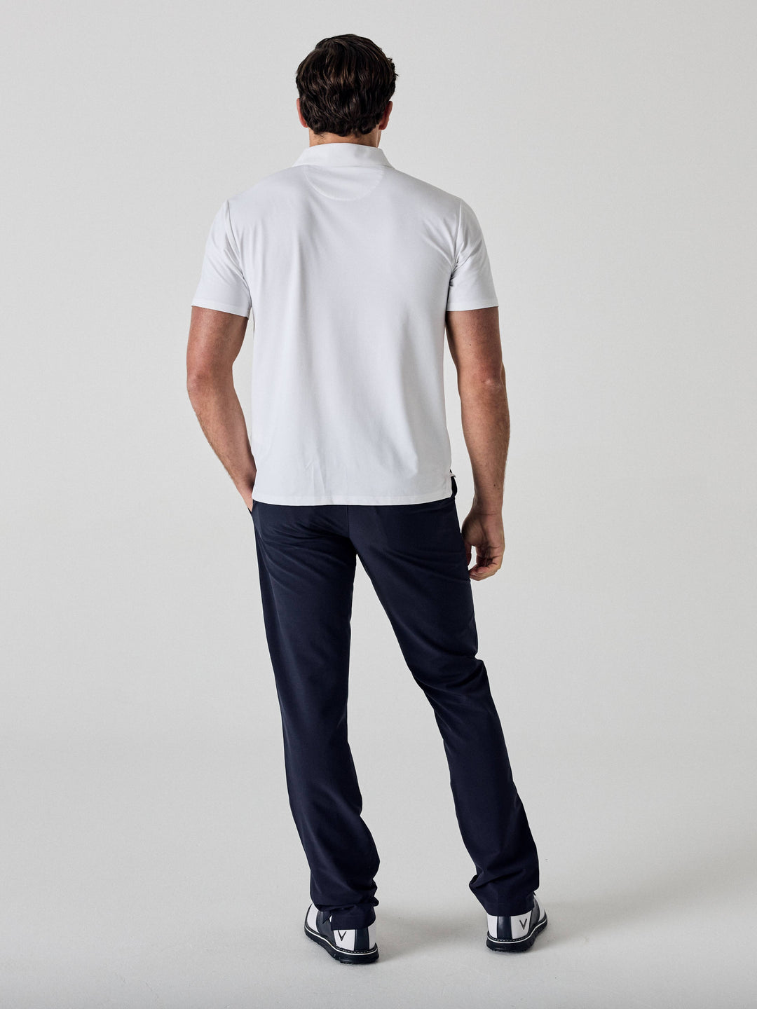 Callaway Legacy Collection™ Mens Triple Track Chest Block Golf Polo-Polos-Callaway