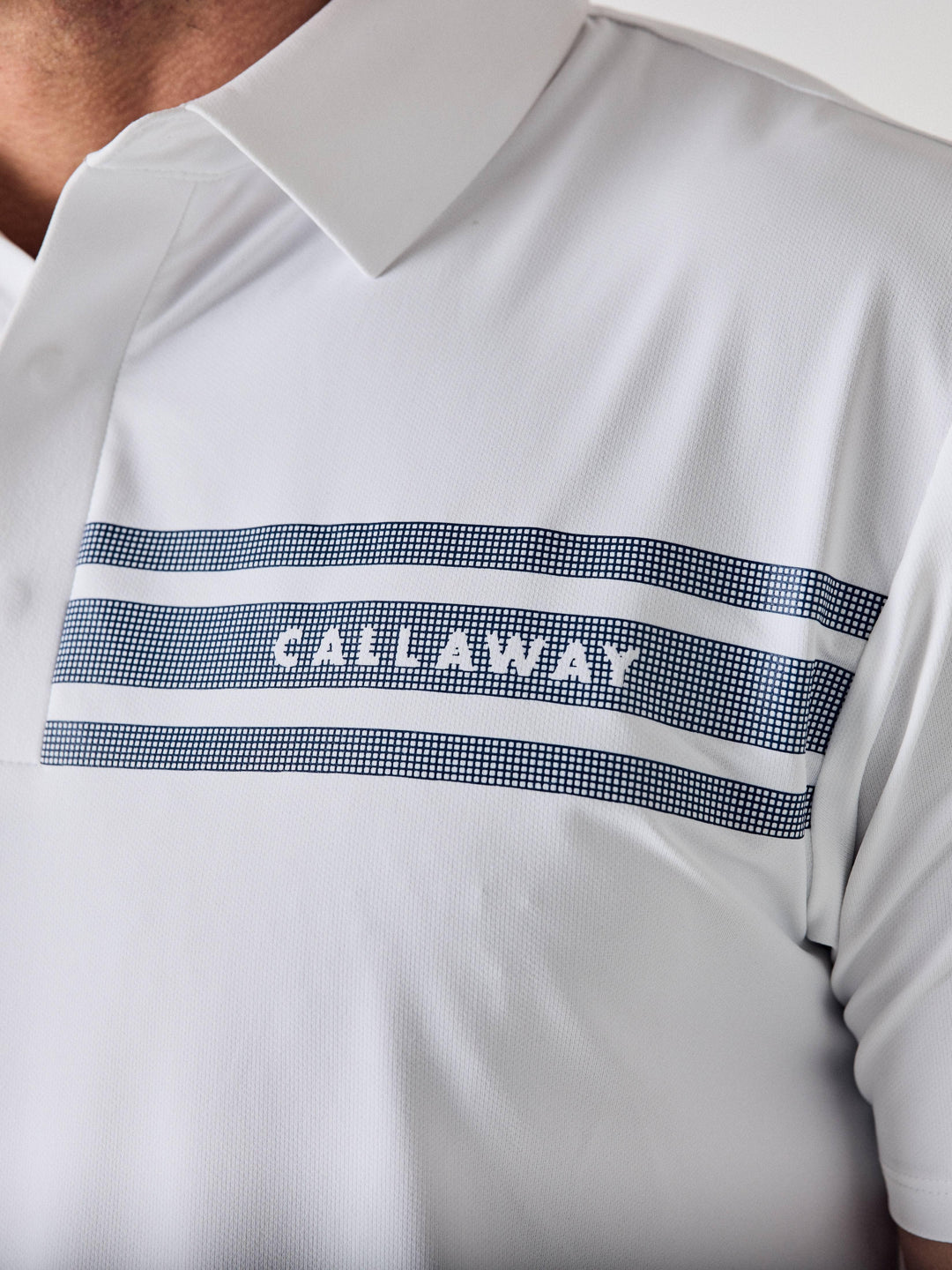 Callaway Legacy Collection™ Mens Triple Track Chest Block Golf Polo-Polos-Callaway