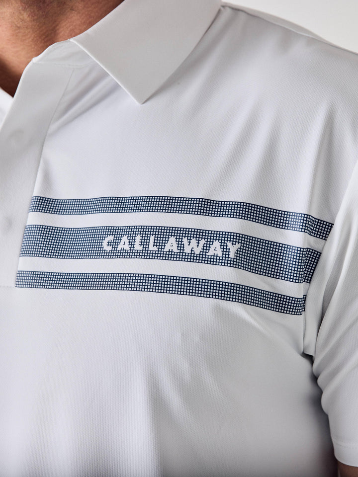 Callaway Legacy Collection™ Mens Triple Track Chest Block Golf Polo-Polos-Callaway
