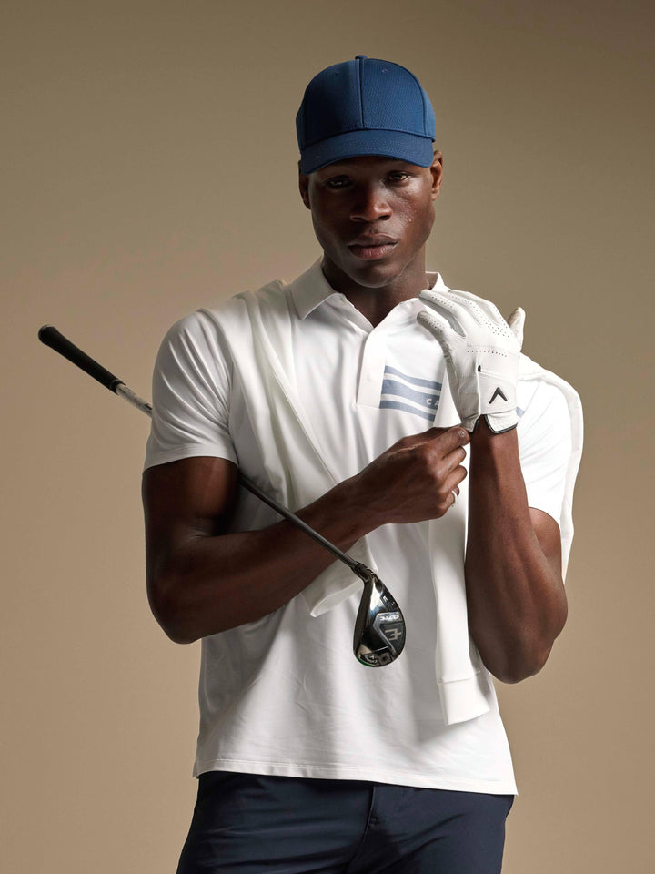 Callaway Legacy Collection™ Mens Triple Track Chest Block Golf Polo-Polos-Callaway