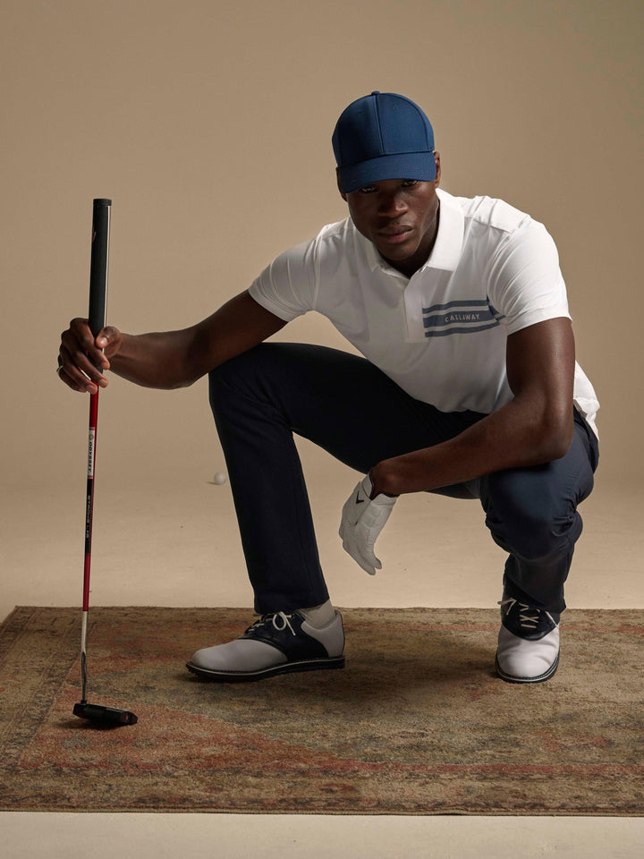 Callaway Legacy Collection™ Mens Triple Track Chest Block Golf Polo-Polos-Callaway