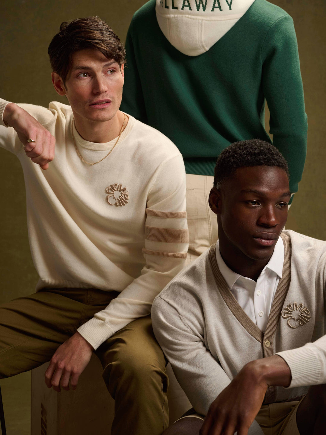 Callaway Legacy Collection™ Mens Triple Track Crew Neck Golf Sweater-Sweaters-Callaway