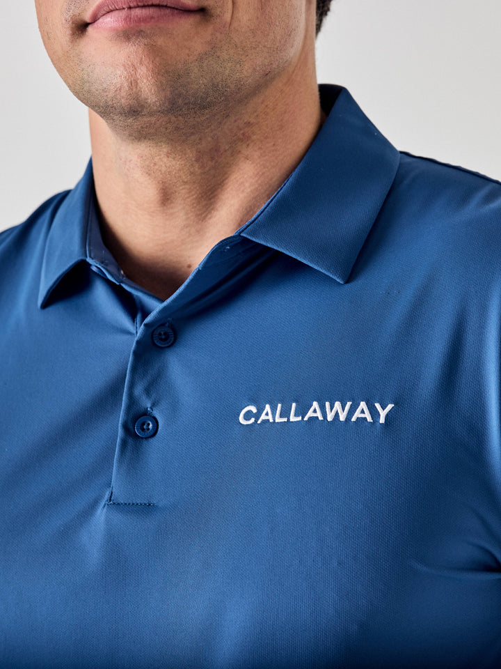 Callaway Legacy Collection™ Mens Triple Track Sleeve Block Golf Polo-Polos-Callaway