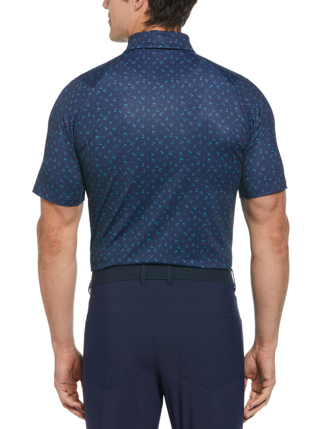 Drive Print Golf Polo (Peacoat) 