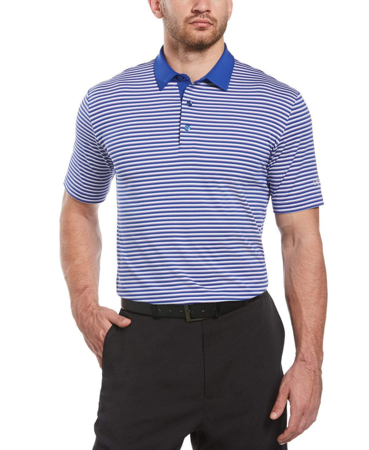 Mens 3-Color Stripe Golf Polo-Polos-Callaway Apparel