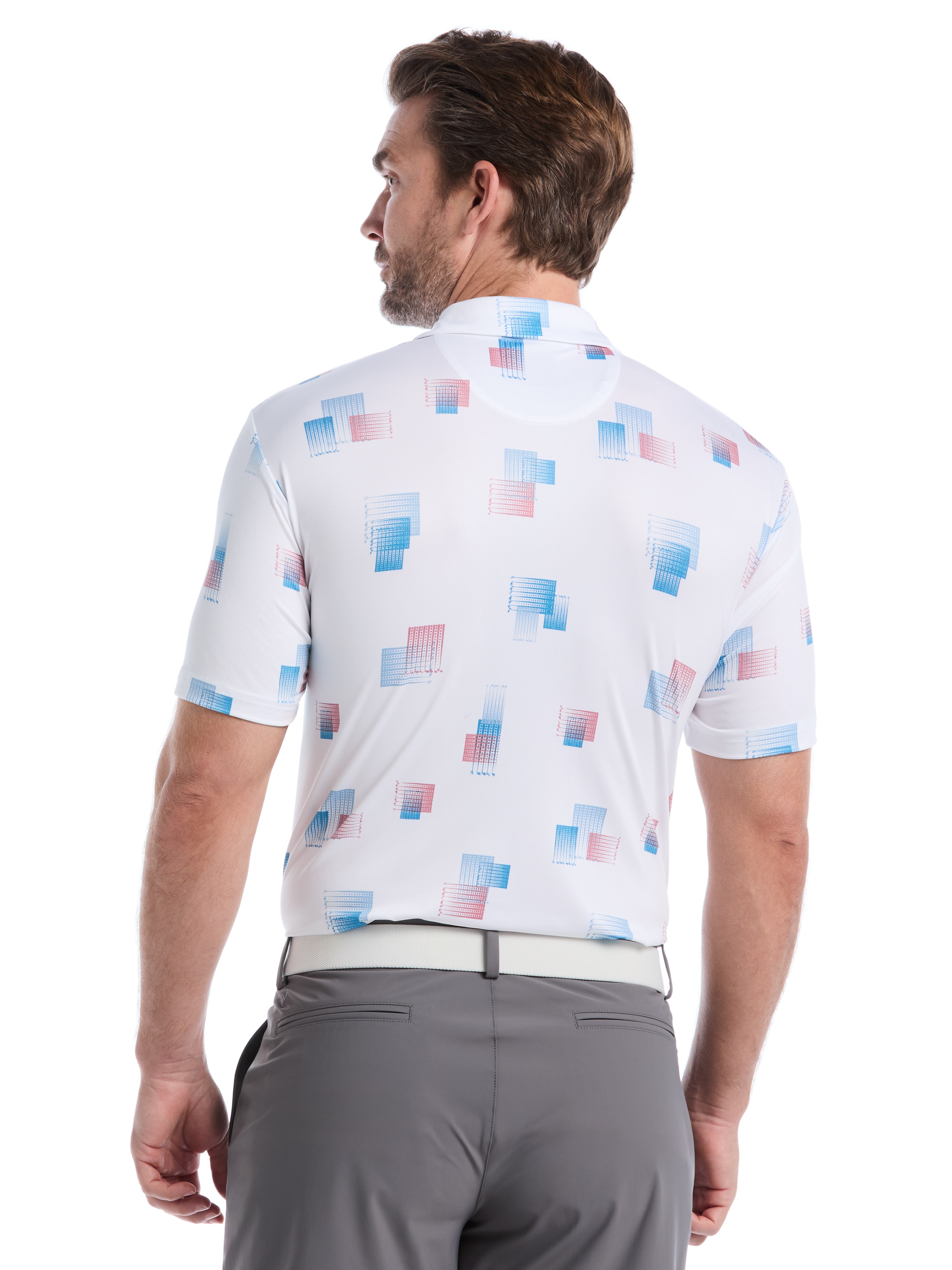 Mens 8 Essential Clubs Print Polo – Callaway Apparel