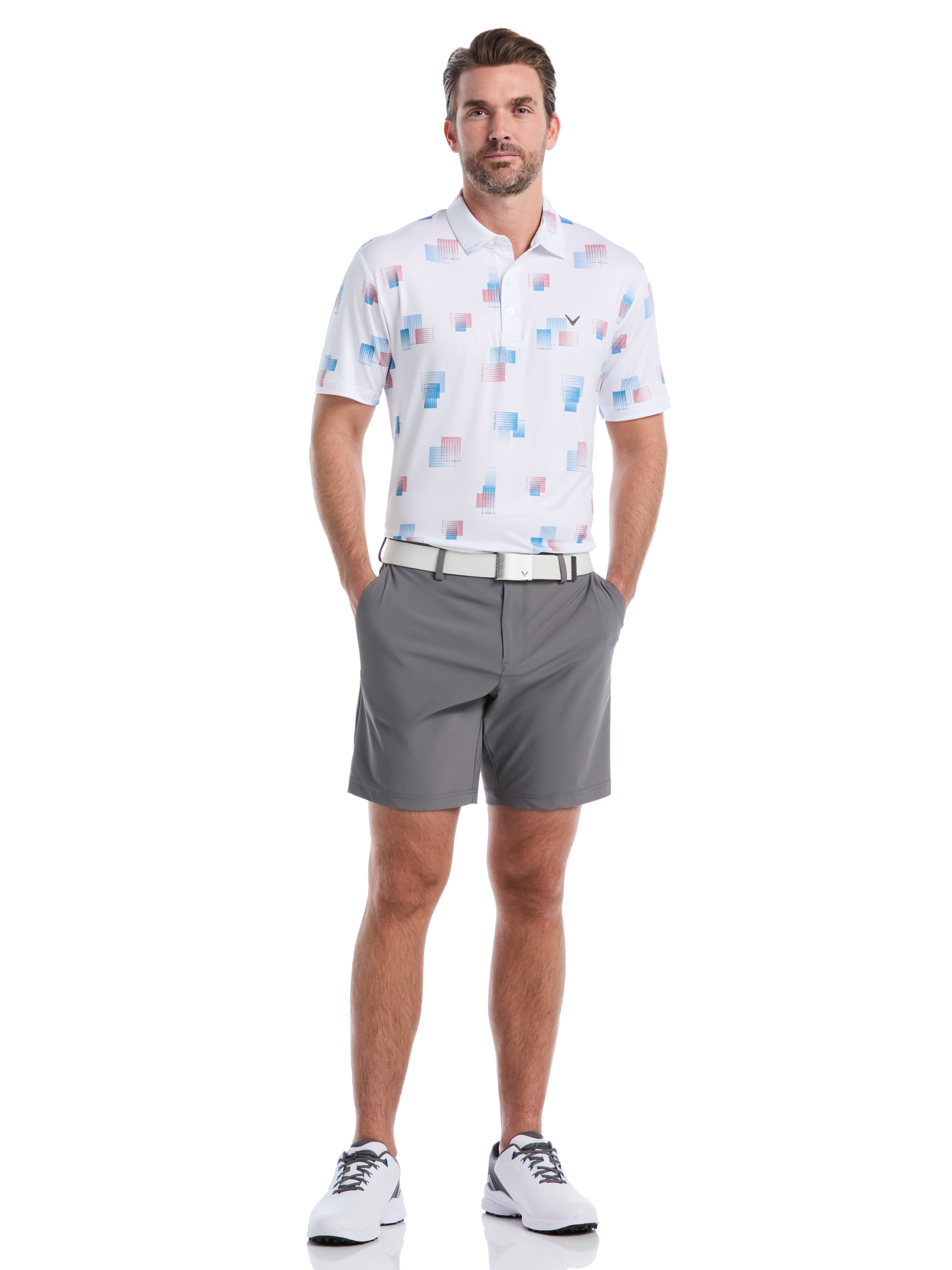 Mens 8 Essential Clubs Print Polo – Callaway Apparel