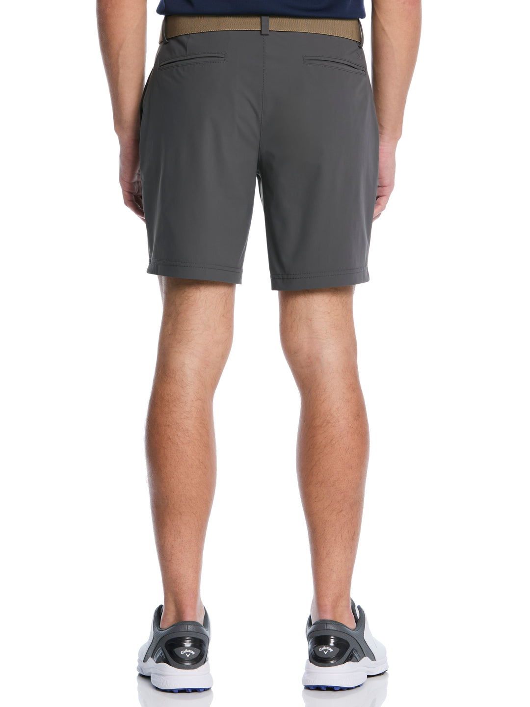 Men's 8" Solid Stretch Golf Short (Asphalt) 