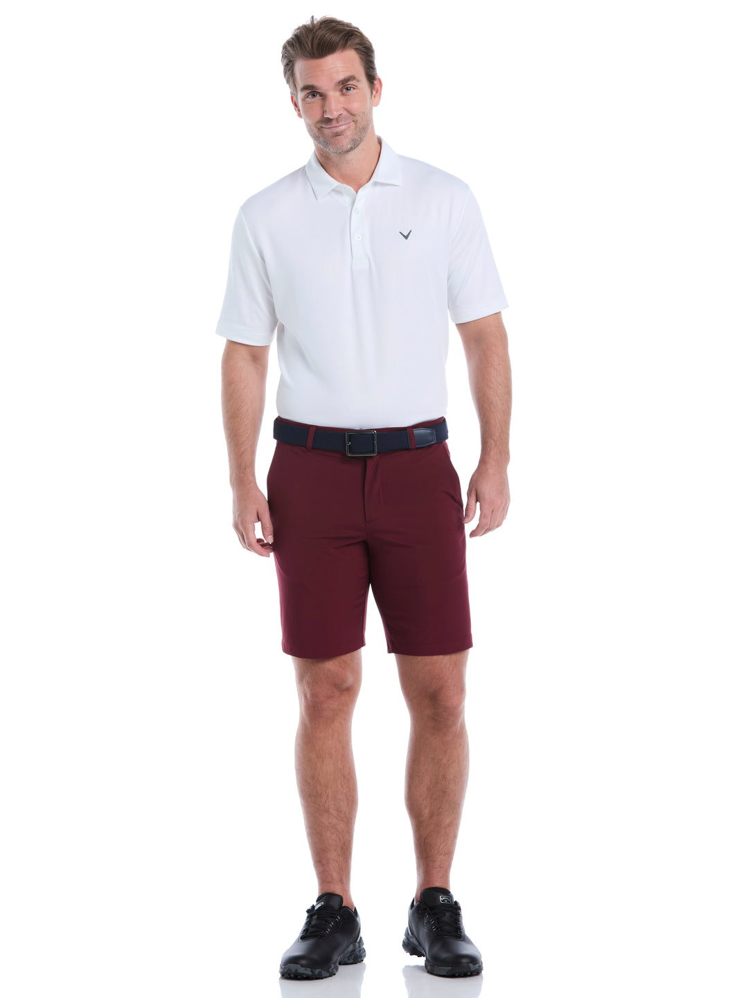 Flat Front Golf Shorts (Tawny Port) 
