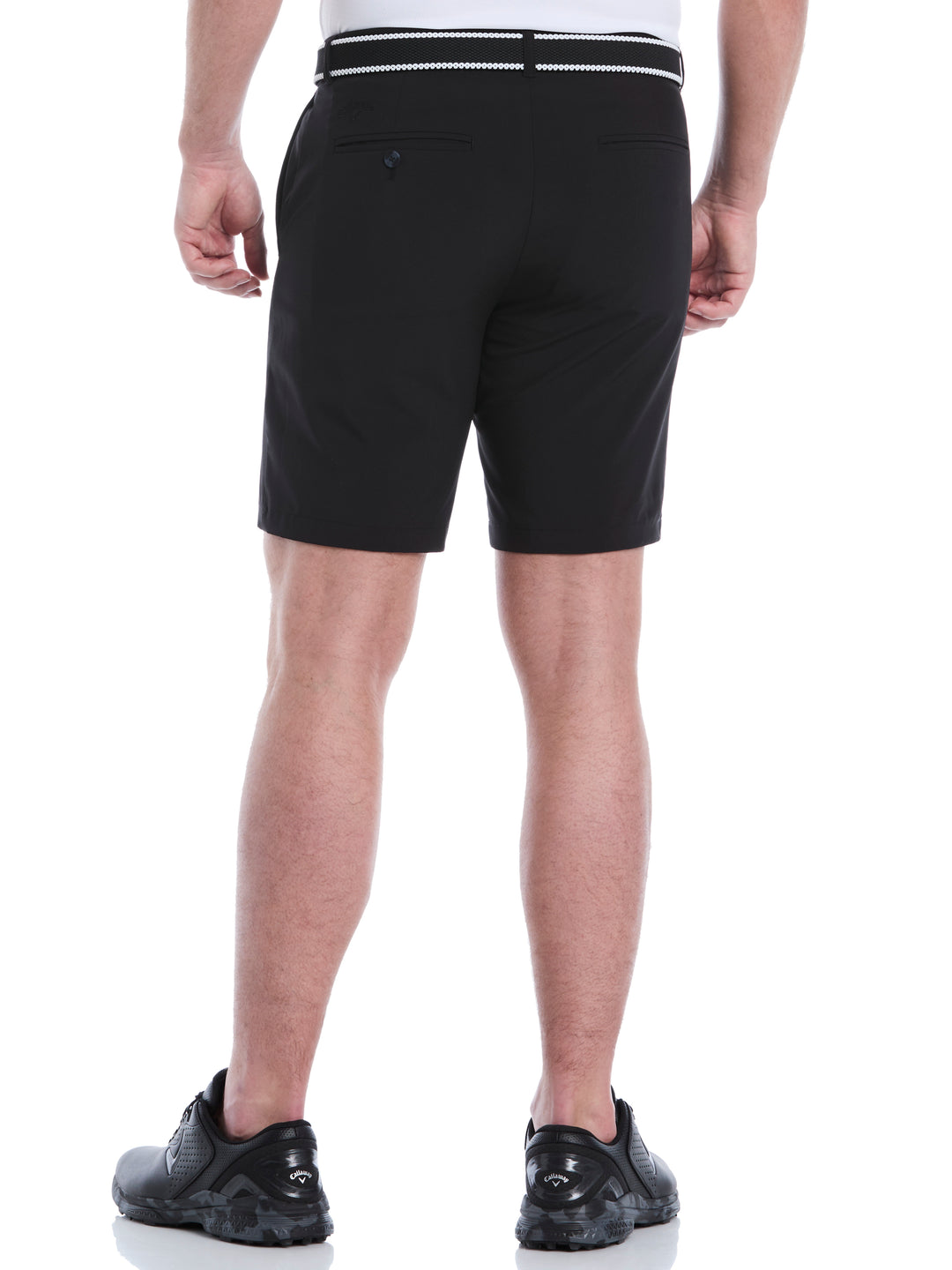 Flat Front Golf Shorts (Caviar) 
