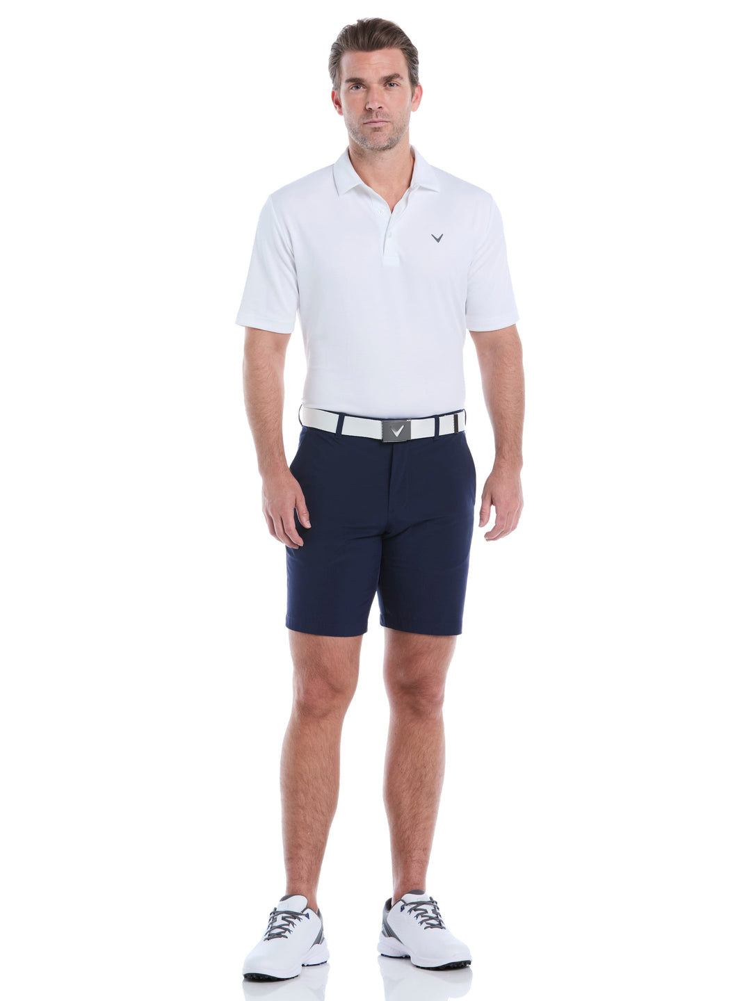 Flat Front Golf Shorts (Peacoat) 