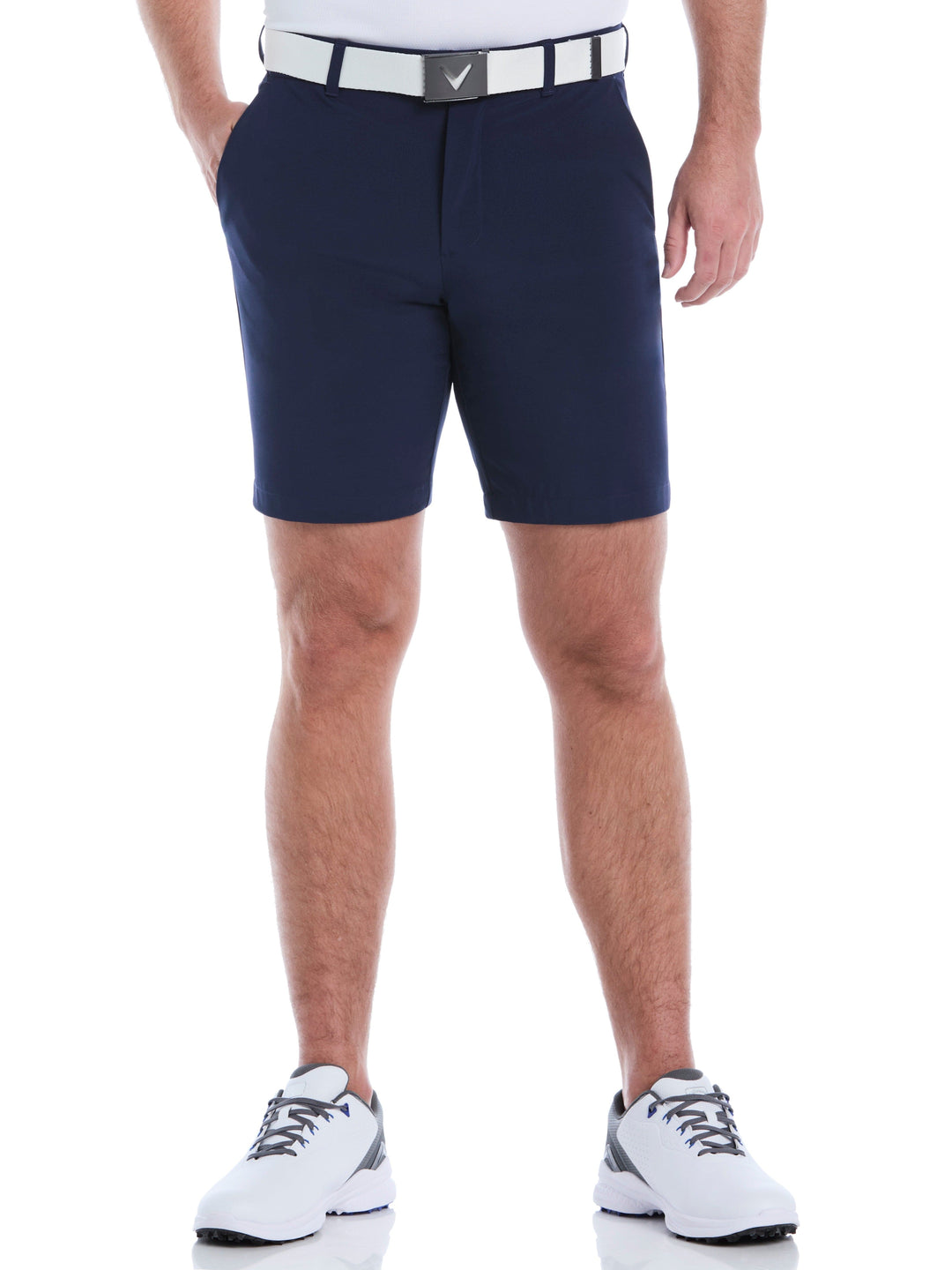 Flat Front Golf Shorts (Peacoat) 