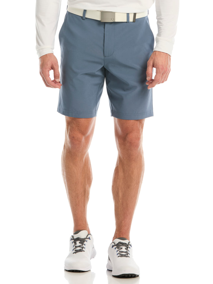 Mens 9" Flat Front Stretch Golf Short-Shorts-Vintage Indigo-30-Callaway