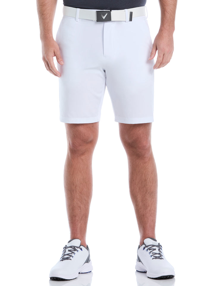 Flat Front Golf Shorts (Bright White) 