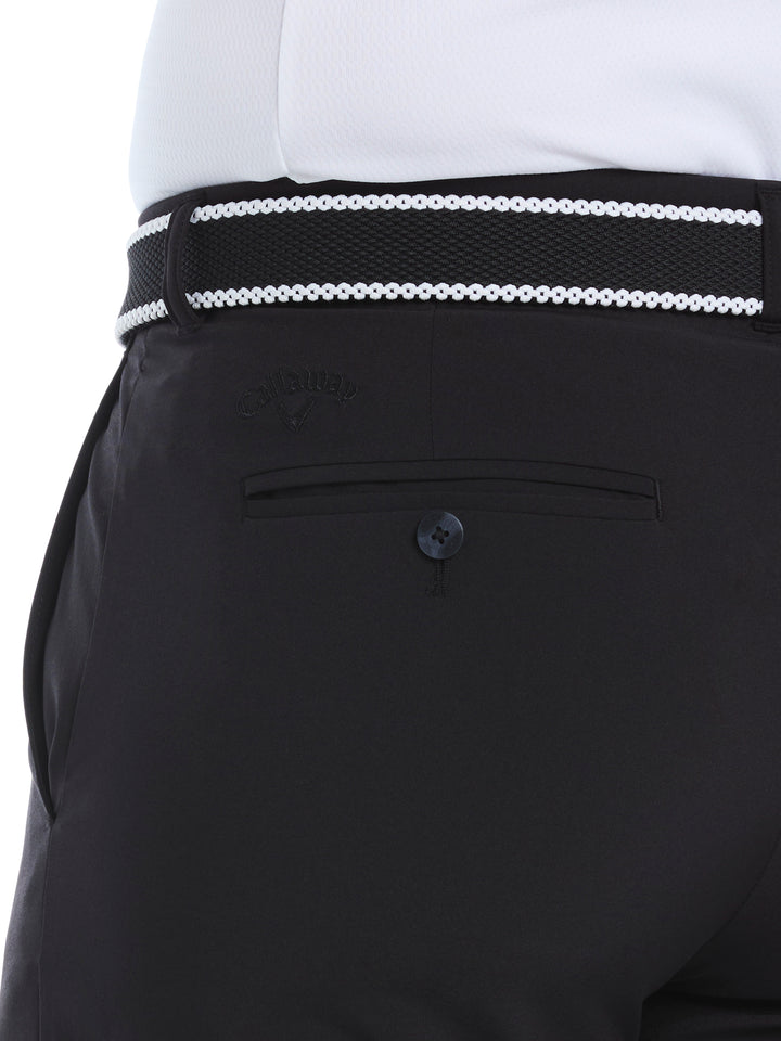 Flat Front Golf Shorts (Caviar) 