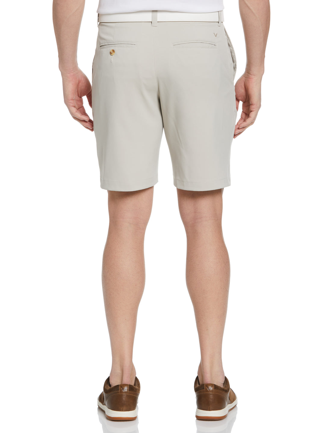 Opti-Stretch Solid Short with Active Waistband (Silver Lining) 