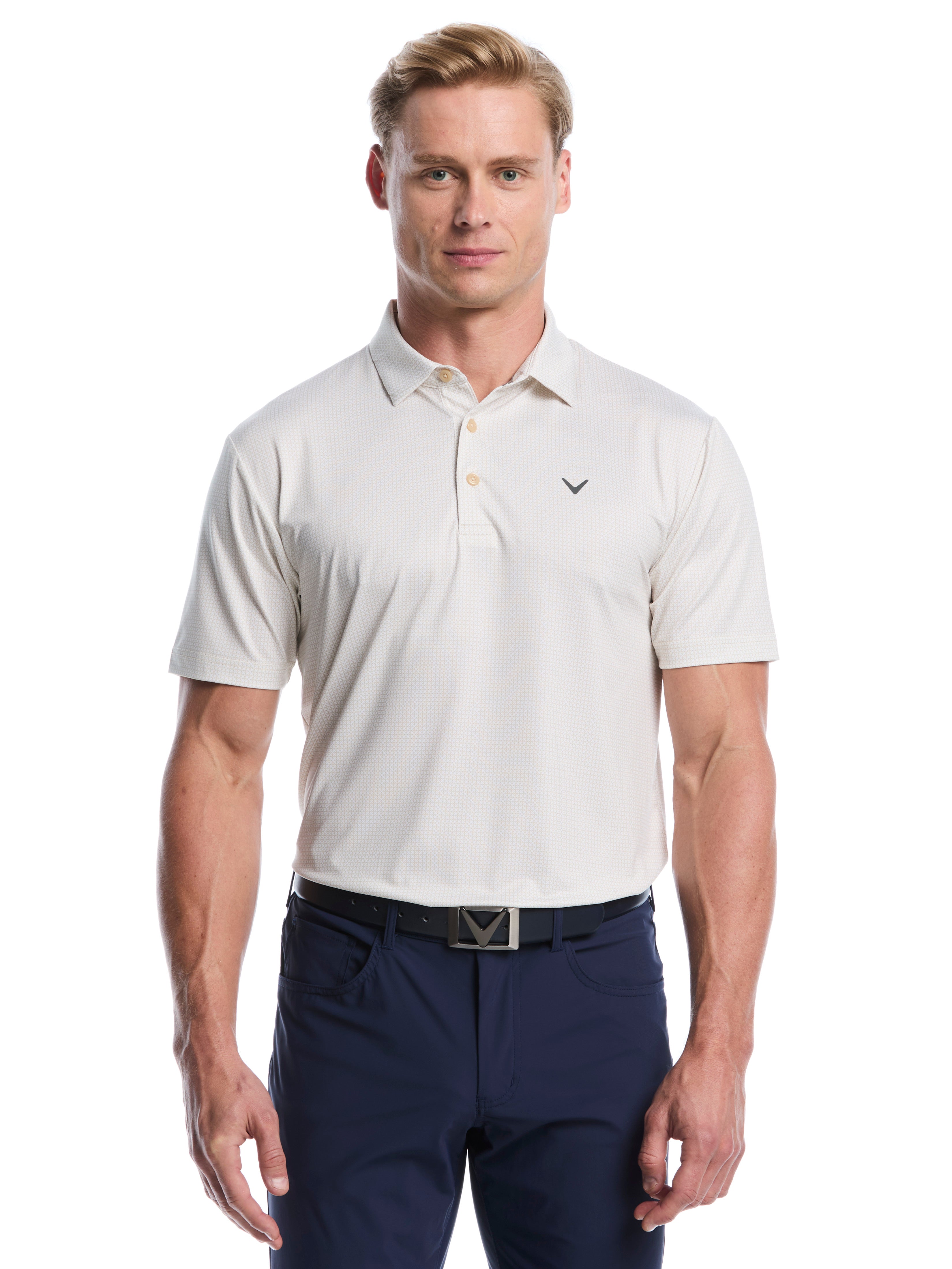 キャロウェイトップス Mens All Over Chev Foulard Print Polo – Callaway Apparel