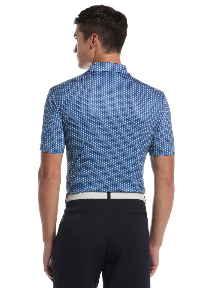 Mens All Over Chevron Geo Polo-Polos-Callaway