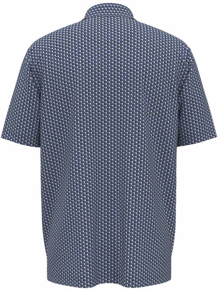 Mens All Over Chevron Geo Polo-Polos-Callaway