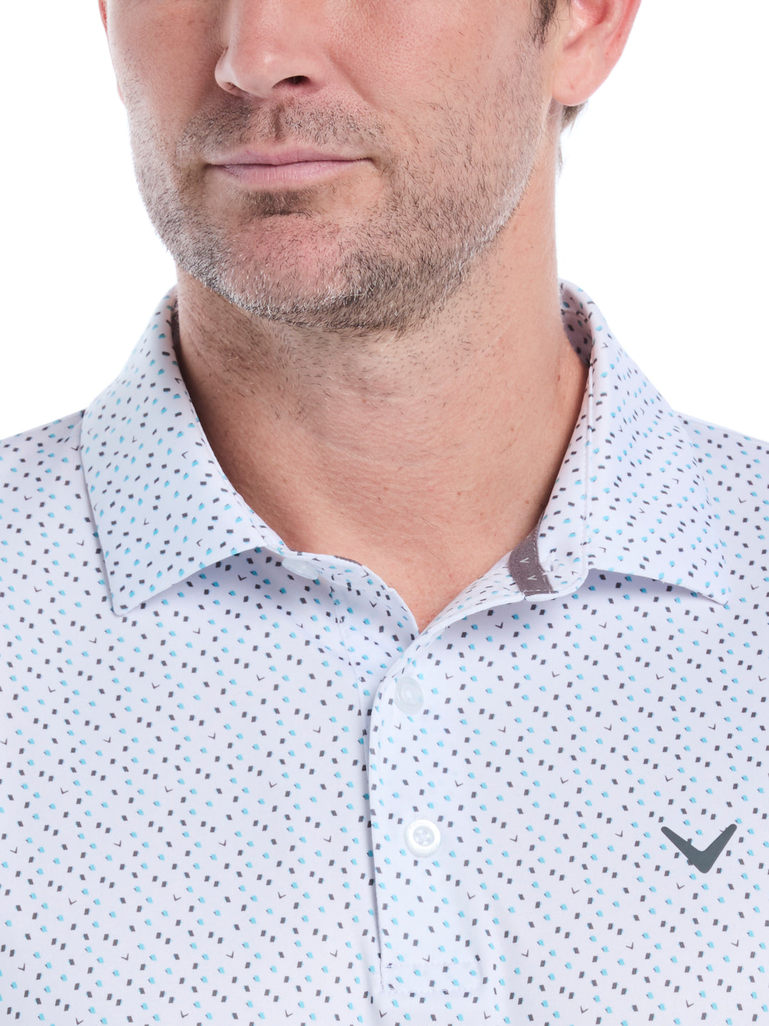Mens All Over Score Card Print (Bright White) 