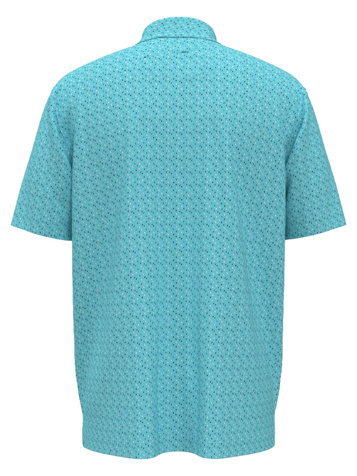 Mens All-Over Score Card Print Golf Polo-Polos-Callaway