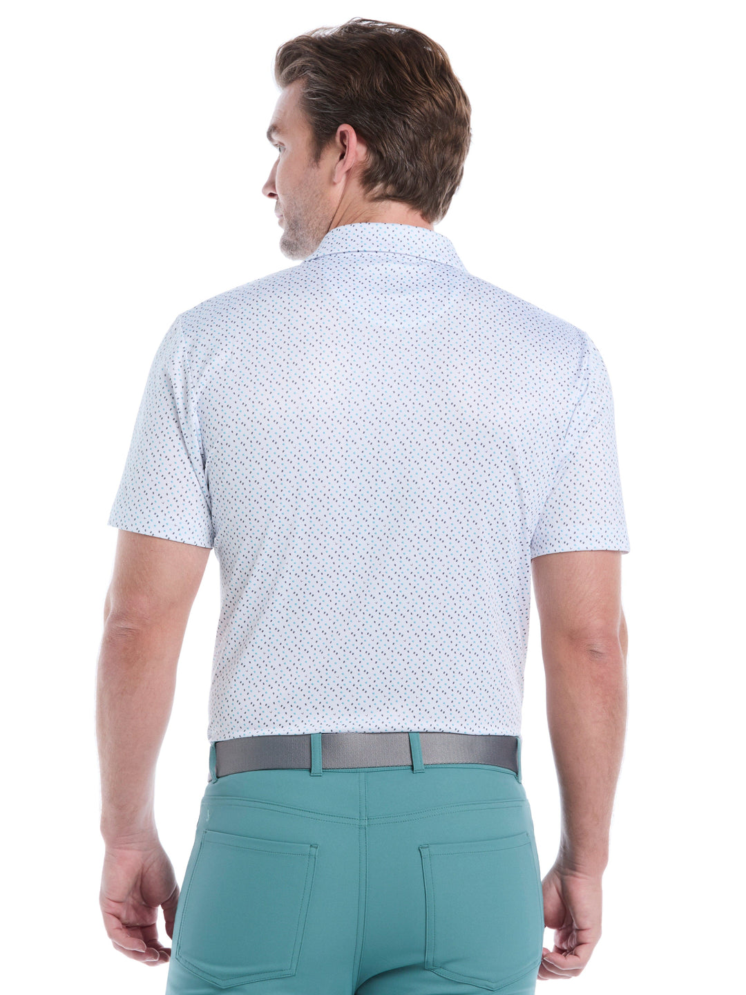 Mens All Over Score Card Print Polo-Polos-Callaway