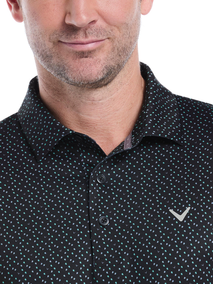 Mens All Over Score Card Print Polo-Polos-Callaway