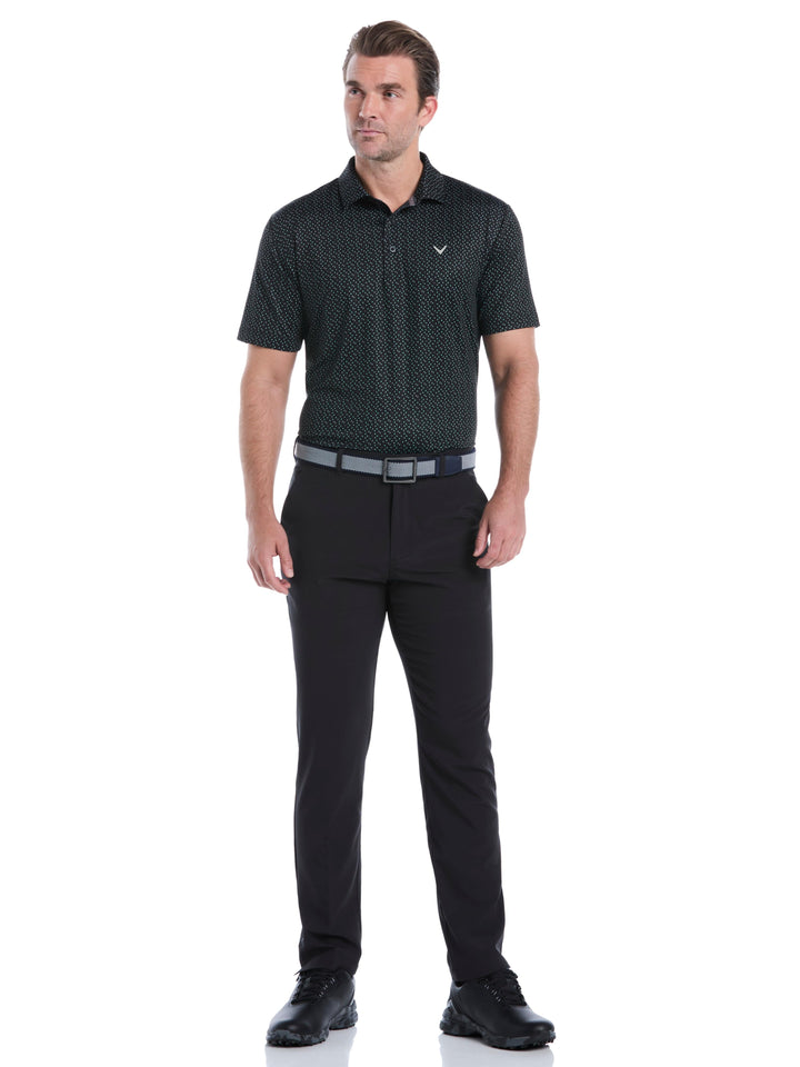 Mens All Over Score Card Print Polo-Polos-Callaway