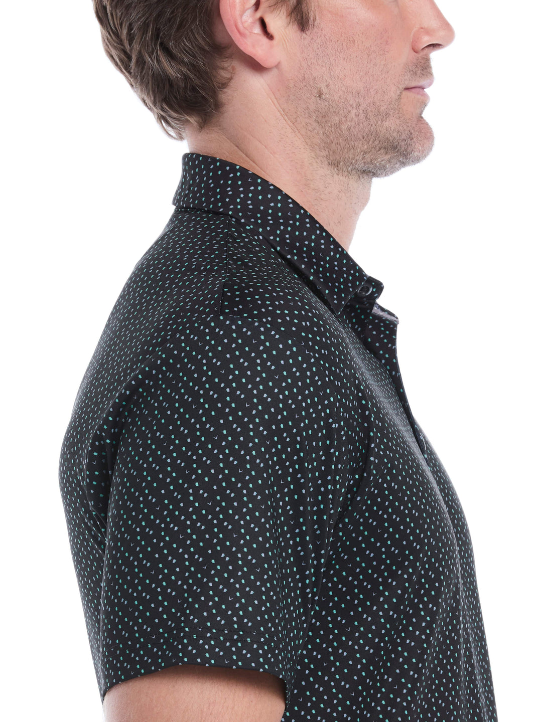 Mens All Over Score Card Print Polo-Polos-Callaway